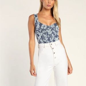 NWT Free People Bodysuit Top